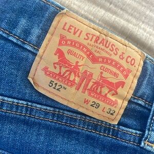Blue 512 Levi’s jeans Size 32x29
